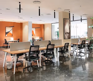 15 Person Coworking Desk