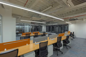 3 Person Coworking Desk