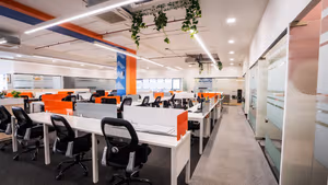 3 Person Coworking Desk