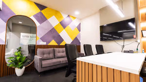 5 Person Coworking Desk