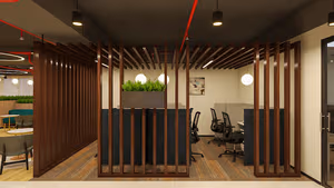 2 Person Coworking Desk