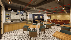 1 Person Coworking Desk