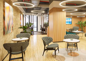 1 Person Coworking Desk