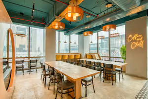 3 Person Coworking Desk