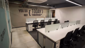 3 Person Coworking Desk