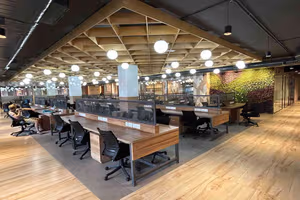 2 Person Coworking Desk