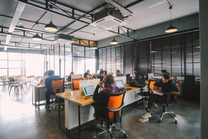 6 Person Coworking Desk