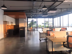 3 Person Coworking Desk