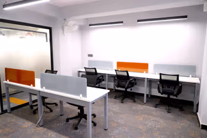 4 Person Coworking Desk