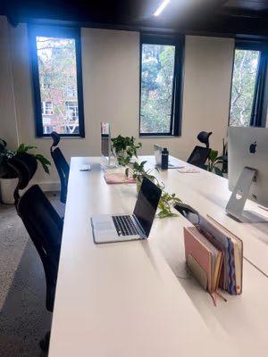 3 Person Coworking Desk