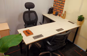 2 Person Coworking Desk