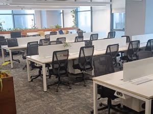 3 Person Coworking Desk