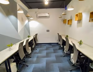 3 Person Coworking Desk