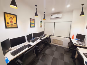 3 Person Coworking Desk