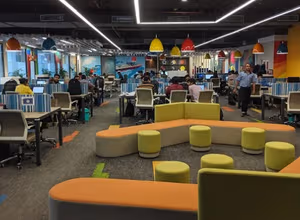 50 Person Coworking Desk