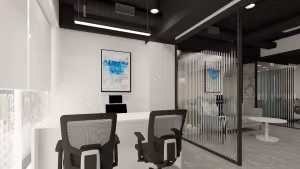 300 Person Private Office