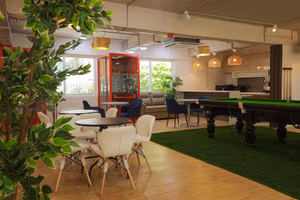 3 Person Coworking Desk