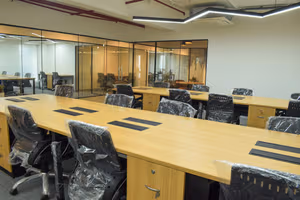 3 Person Coworking Desk