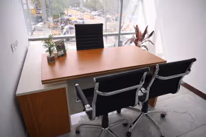 3 Person Coworking Desk
