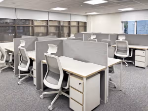 3 Person Coworking Desk