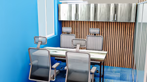 3 Person Coworking Desk