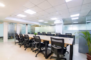 3 Person Coworking Desk