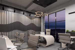 5 Person Coworking Desk