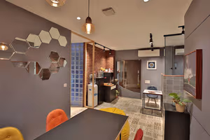 3 Person Coworking Desk