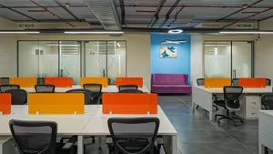 3 Person Coworking Desk