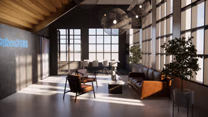 1 Person Coworking Desk