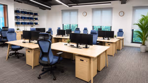 14 Person Coworking Desk
