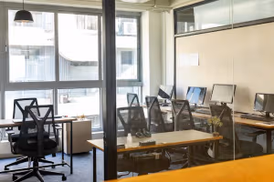 3 Person Coworking Desk