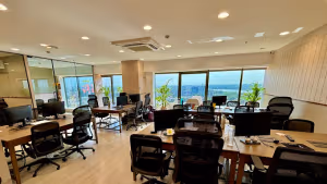 4 Person Coworking Desk