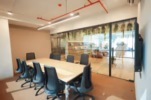 3 Person Coworking Desk