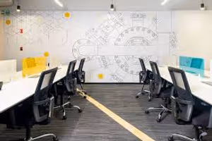 5 Person Coworking Desk