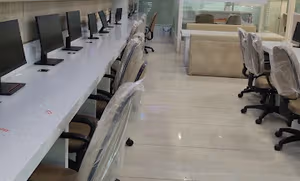 3 Person Coworking Desk
