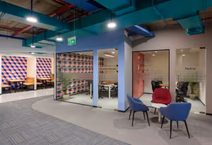 3 Person Coworking Desk