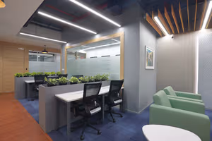 1 Person Coworking Desk