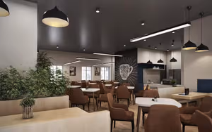 8 Person Coworking Desk