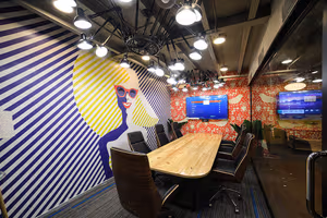 7 Person Coworking Desk