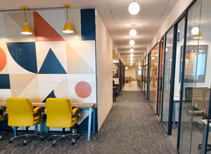 3 Person Coworking Desk