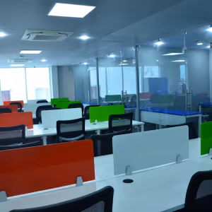 3 Person Coworking Desk