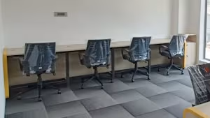 3 Person Coworking Desk