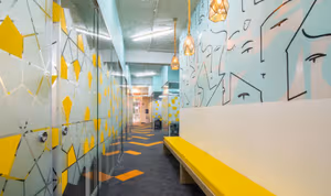 5 Person Coworking Desk