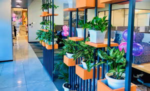 7 Person Coworking Desk