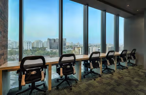 3 Person Coworking Desk
