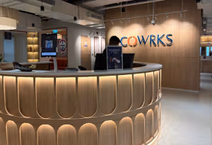 3 Person Coworking Desk