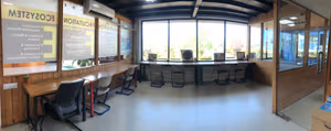 3 Person Coworking Desk