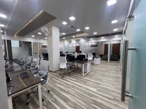 3 Person Coworking Desk