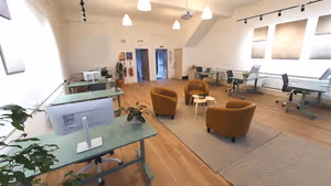 1 Person Coworking Desk